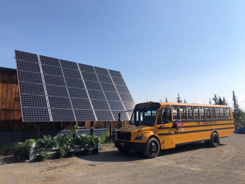 Brooklyn’s electric school buses go solar